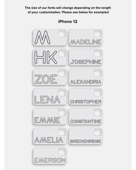 BaubleBar Gray Fine Line Custom Iphone Case