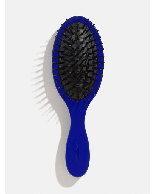 BaubleBar Blue Block Font Mini Custom Hair Brush