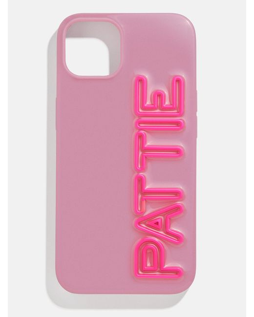 BaubleBar Pink Fine Line Custom Iphone Case