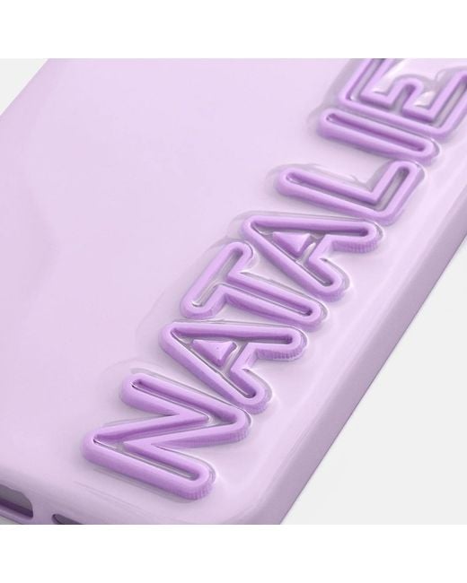 BaubleBar Purple Fine Line Custom Iphone Case
