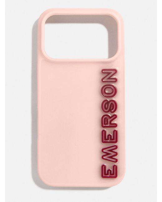 BaubleBar Fine Line Custom Iphone Case in Pink | Lyst