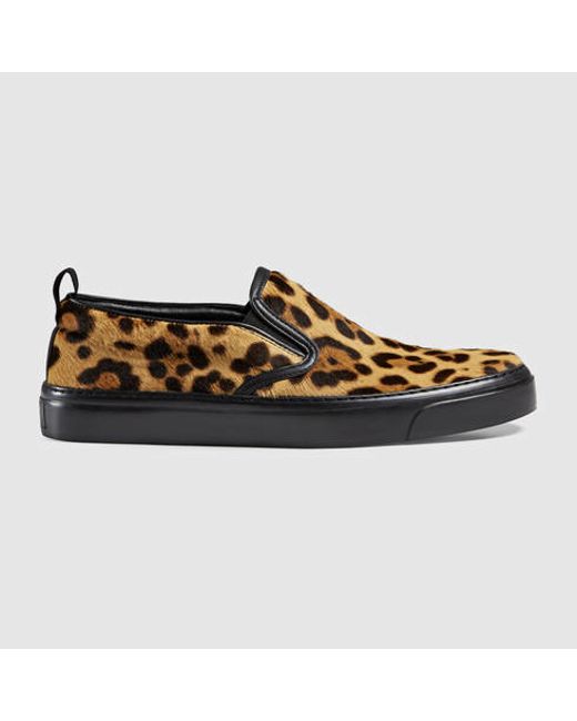Gucci leopard hotsell sneakers