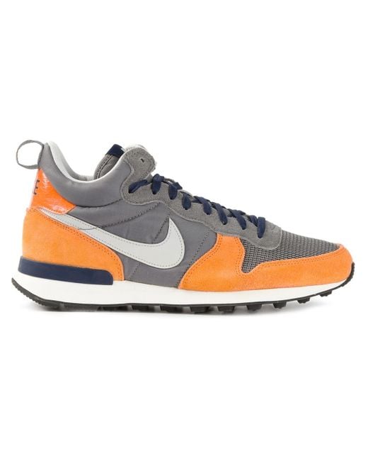 Nike 'Internationalist Mid' Sneakers in Orange for Men | Lyst