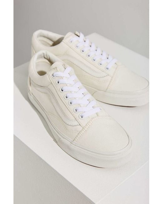 Vans old skool cream top