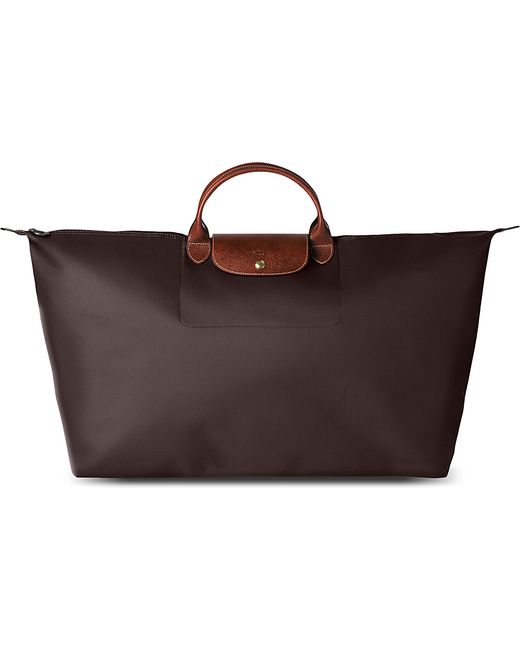 Longchamp Le Pliage Large Travel Bag Chocolate Brown