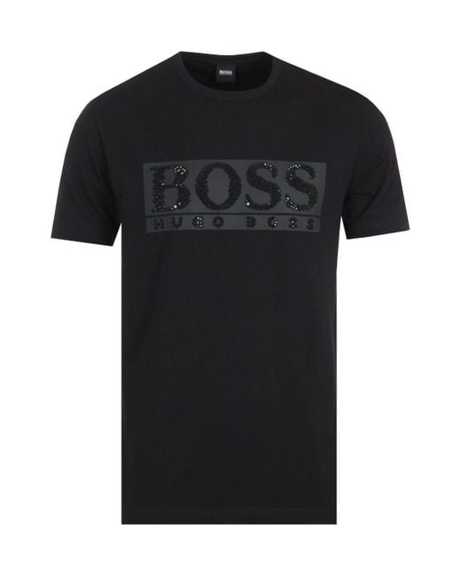 BOSS by HUGO BOSS Diamond Black T-shirt for Men | Lyst UK