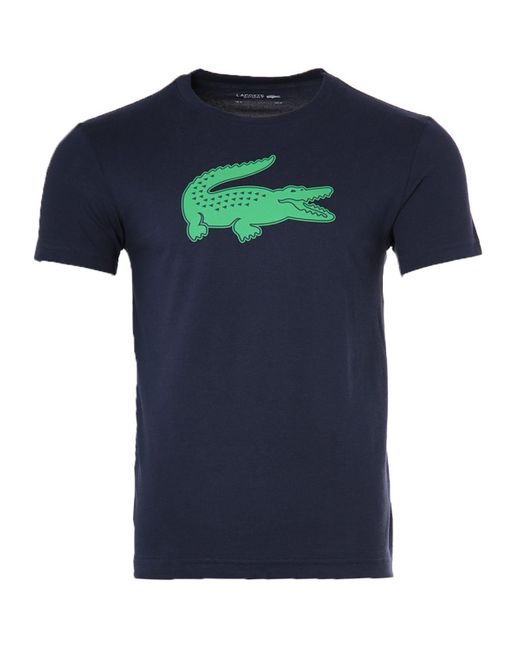 Lacoste Cotton Sport Big Logo T-shirt in Navy (Blue) for Men | Lyst Canada