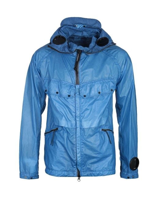 C.P. Company Nyber Ocean Blue Explorer Goggle Jacket for Men | Lyst