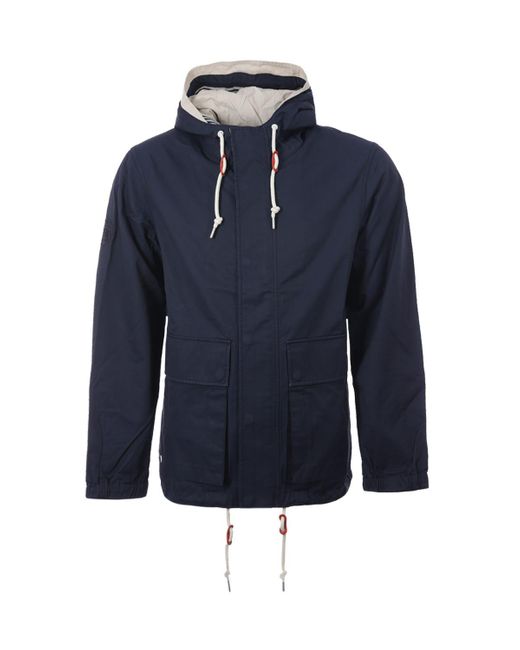Pretty Green Synthetic Nautical Nylon Hooded Jacket in Navy (Blue) for ...