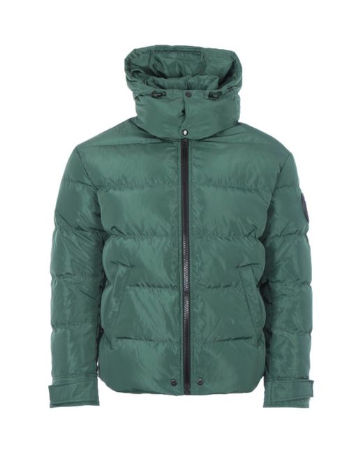 DIESEL Synthetic W-smith Shiny Down Puffer Jacket in Green for Men - Save  26% - Lyst