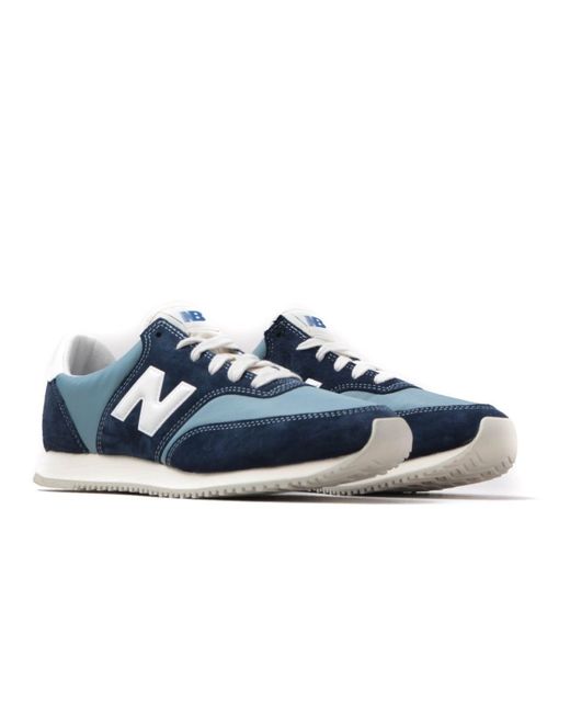 New Balance Mlc100 Navy & Light Blue Suede Trainers for Men - Lyst