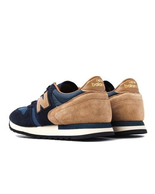 New Balance Suede M770snb Made In England Navy & Tan Trainers in Blue for  Men | Lyst Canada