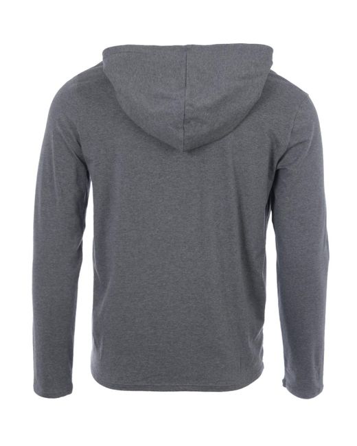 hugo boss long sleeve hooded t shirt