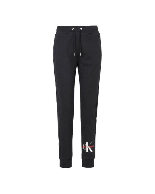 calvin klein monogram logo joggers
