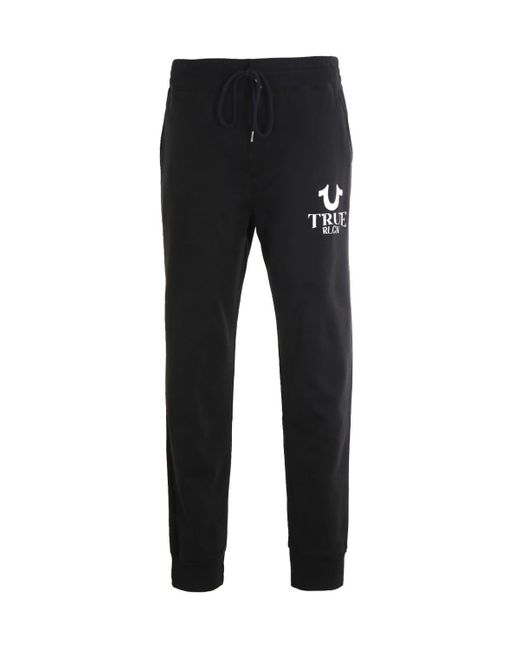 true religion black joggers