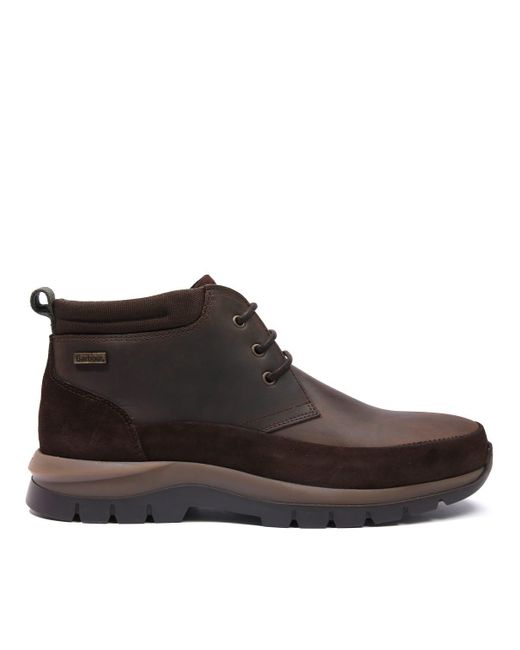 Barbour Underwood Leather Boots in Brown for Men | Lyst