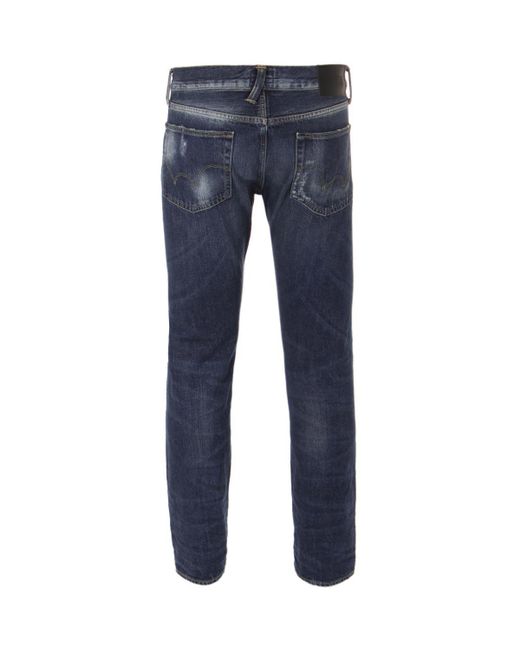 Indigo Rainbow Selvage Tapered Jeans 