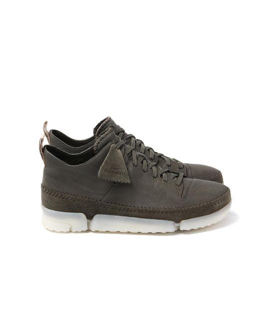 clarks green trainers