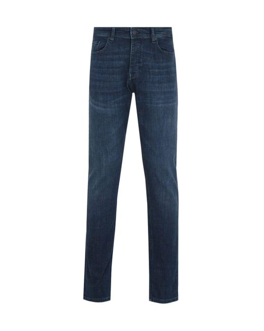 BOSS by HUGO BOSS Denim Taber Super Stretch Tapered Fit Jeans in Blue ...