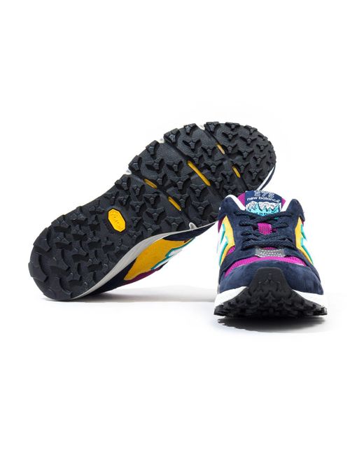 purple and yellow trainers