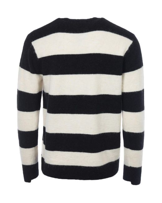 Bold Stripe Alpaca Blend Sweater 