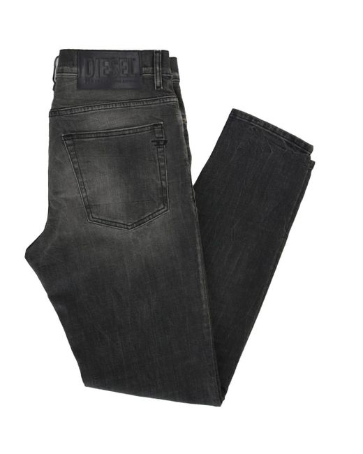 DIESEL Denim Dfining Sustainable Tapered Jeans in Grey (Gray) for Men