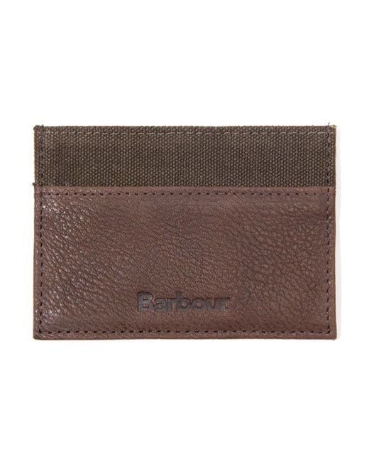 Barbour Padbury Card Holder in Brown for Men Lyst