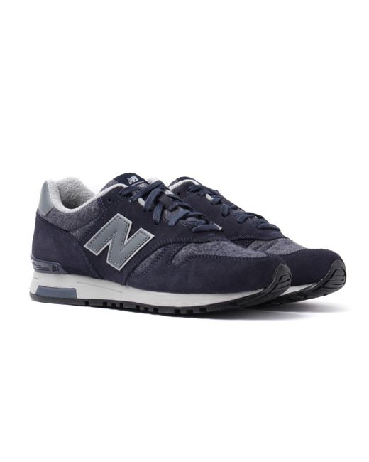 New Balance 565 Wool Pack Charcoal & Navy Trainers in Blue for Men | Lyst UK