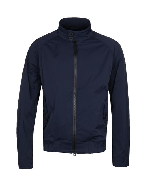 BOSS by HUGO BOSS Synthetic Osames-d Navy Harrington Jacket in Blue for ...