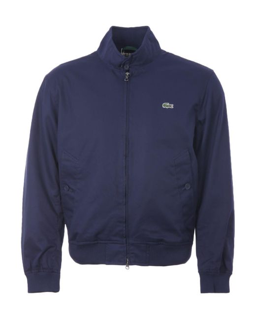 Lacoste Harrington Jacket in Blue for Men | Lyst