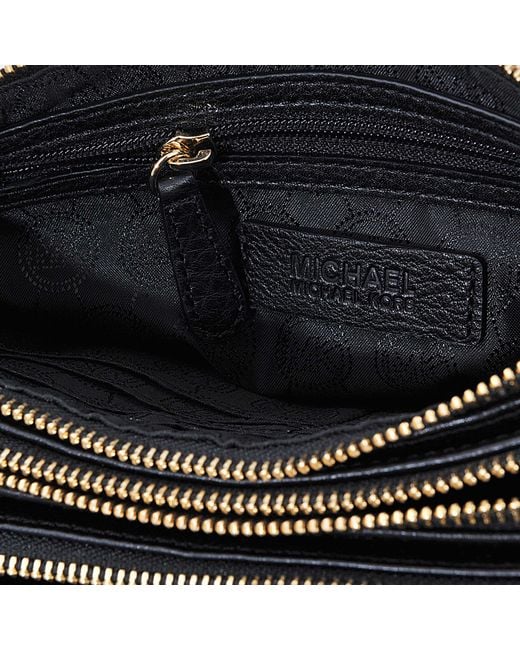 Michael Kors Triple Compartment Bedford Bag in Black | Lyst