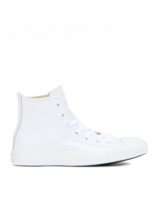mens white leather high top converse