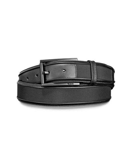 Tumi Leather & Ballistic Nylon Belt in Black for Men (BLACK/ BLACK) Lyst