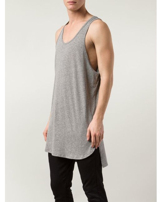 Long tank tops mens cheap