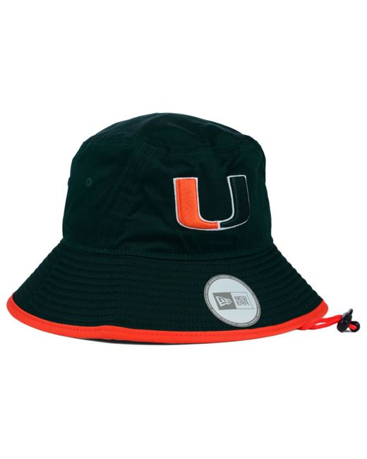 KTZ Miami Hurricanes Tip Bucket Hat in 