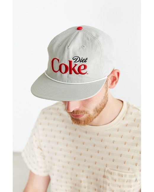Urban Outfitters Diet Coke Crushable Snapback Hat in Gray for Men Lyst