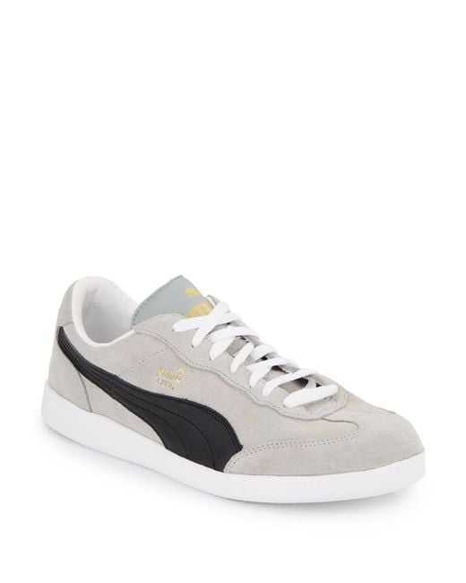 PUMA Liga Suede Sneakers in Gray for Men | Lyst