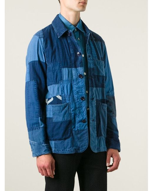 Blue Blue Japan Patchwork Denim Jacket 