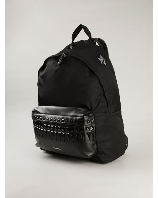 Givenchy Black Star Stud Backpack for men