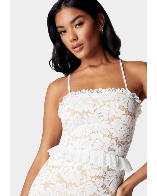 White Tiered Dress - Organza V-Neck Dress - Tiered Midi Dress - Lulus