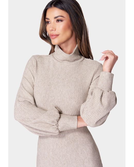 Bebe turtleneck sweater dress hotsell
