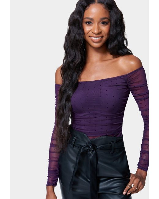 bebe off the shoulder