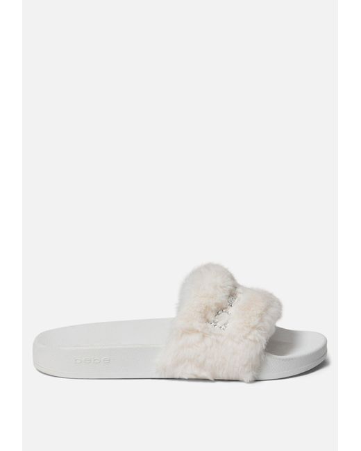bebe fluffy slides