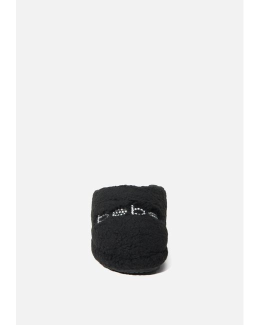 Bebe Molly Faux Fur Slipper Shoe In Black Lyst Bebe Molly Faux Fur Slipper Shoe In Black Lyst