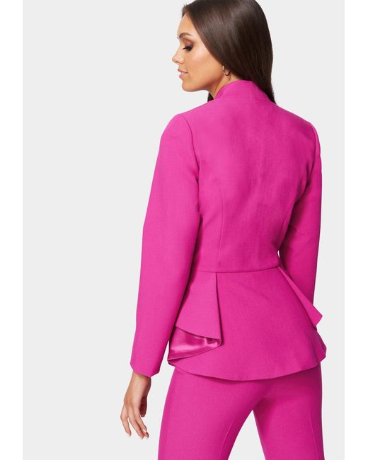 Pink store peplum blazer