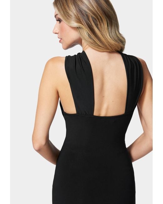 Cross front mini dress cheap
