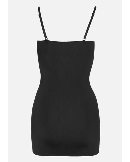 Bebe Synthetic Sleeveless Slip Dress In Black Lyst