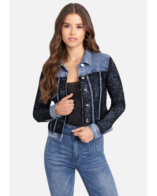 bebe jean jacket