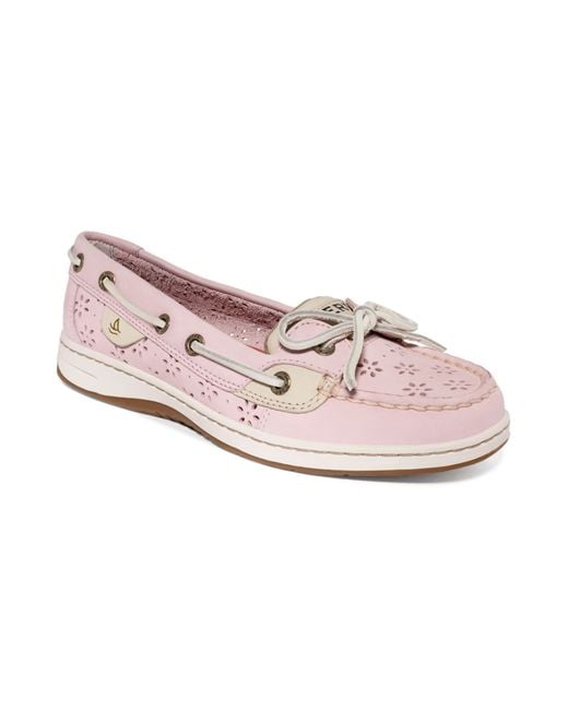 Sperry Top-Sider Pink Womens Angelfish Boat Shoes