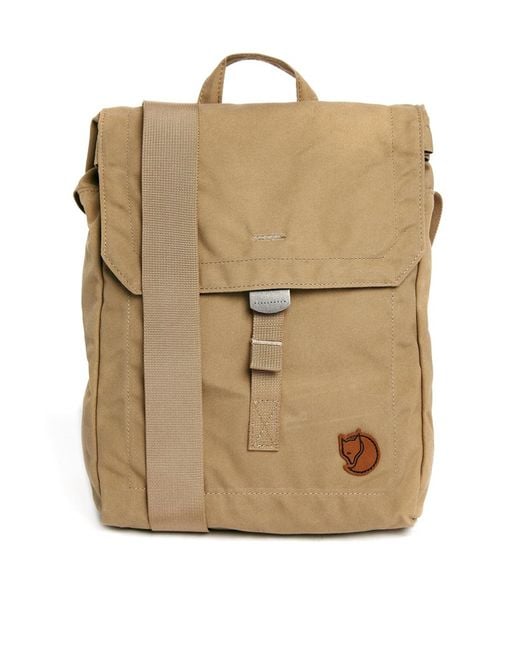 Fjallraven No Foldsack in Brown Lyst